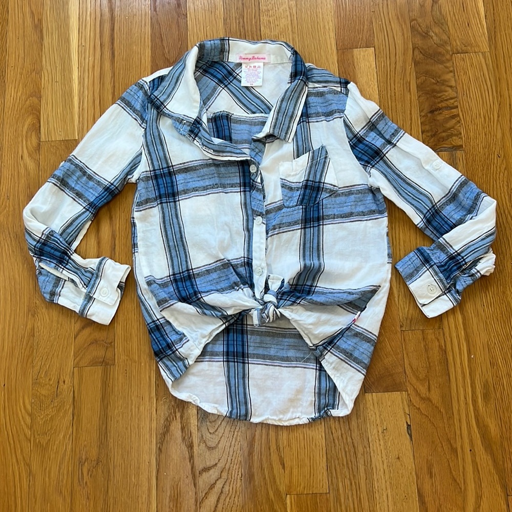 Girls plaid blouse